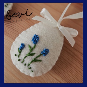 Gyapjúfilc húsvéti tojás szett  - otthon & életmód - dekoráció - húsvéti asztaldíszek - Meska.hu