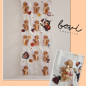 Óvodai fésű- és hajcsat tartó , Játék & Sport, Ovis felszerelés, Óvodai jelek, Varrás, MESKA