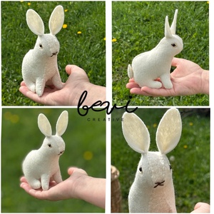 Gyapjúfilc nyuszi , Játék & Sport, Plüssállat & Játékfigura, Nyuszi, Varrás, MESKA