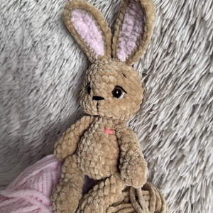 Horgolt húsvéti nyuszi  - játék & sport - plüssállat & játékfigura - nyuszi - Meska.hu