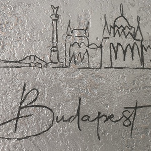 Budapest - művészet - festmény - festmény vegyes technika - Meska.hu