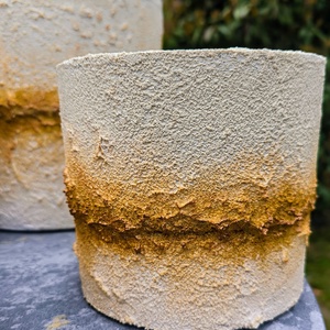 Egyedi mikrocement bevonatos kaspó - otthon & életmód - dekoráció - virágdísz és tartó - cserép & kaspó - Meska.hu