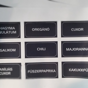 Fűszer matrica - otthon & életmód - papír, írószer - matrica, matrica csomag - Meska.hu