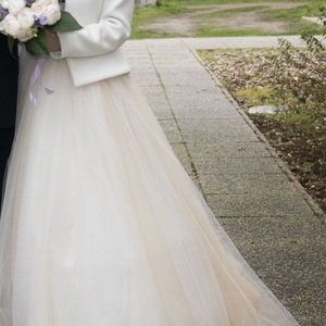 Alkalmi női szövetkabát - esküvő - ruha - menyasszonyi ruha - Meska.hu