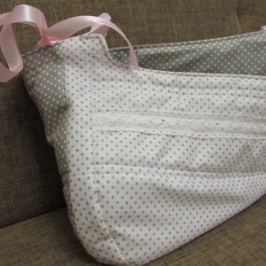 Kiságyra akasztható pelenkatartó, tároló -  - Meska.hu