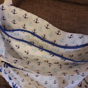 Tengerészmintás nyári szatyor -  - Meska.hu