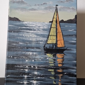 Vitorlás a vizen - Meska.hu