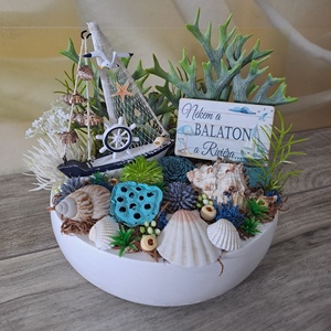 Nekem a Balaton a Riviéra, Otthon & Életmód, Dekoráció, Asztal és polc dekoráció, Asztaldísz, , MESKA