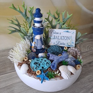 Nekem a Balaton a Riviéra, Otthon & Életmód, Dekoráció, Asztal és polc dekoráció, Asztaldísz, , MESKA