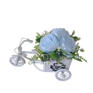 Biciklis virágdísz - otthon & életmód - dekoráció - asztal és polc dekoráció - asztaldísz - Meska.hu