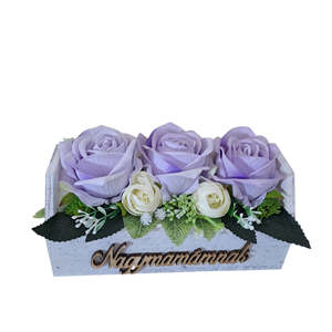 Nagymamámnak virágdísz - otthon & életmód - dekoráció - asztal és polc dekoráció - asztaldísz - Meska.hu