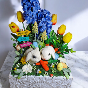 Húsvéti nyuszik a répafarmon - Meska.hu