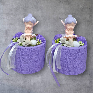 Tündérlányok kaspóban - otthon & életmód - virágdekoráció - virágdíszek - asztali virágdísz - Meska.hu