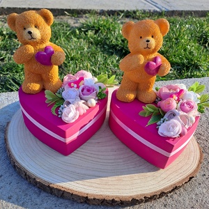 Macis szívdísz - Meska.hu