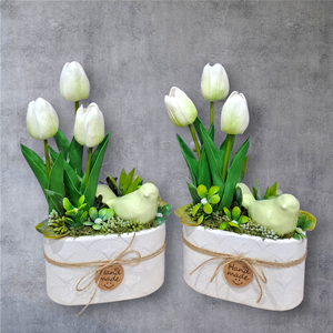 Madárkás asztaldísz - Meska.hu