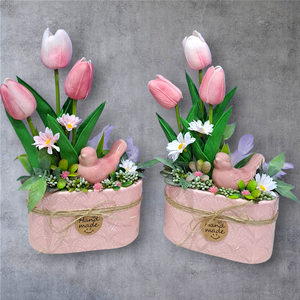 Madárkás asztaldísz - ünnepi díszek, dekorációk - húsvéti díszek és dekorációk - húsvéti asztaldíszek - Meska.hu