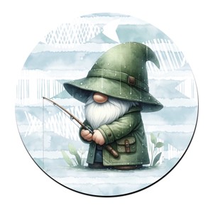 Horgász manó esőben mintás bögre alátét, , , MESKA