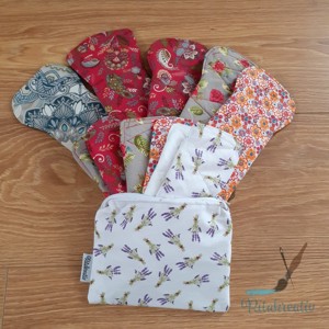 Rita mosható betét csomag normál és erős vérzéshez meglepetés mintával - szépségápolás - intim higiénia - intimbetét - Meska.hu