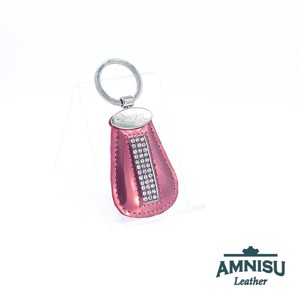 Rosegold lakk csepp alakú kristály köves kulcstartó H4005OK - táska & tok - kulcstartó & táskadísz - kulcstartó - Meska.hu