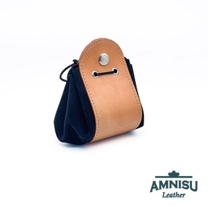 Bézs - kékes fekete bőr 2in1 szütyő és kockatálca M3019-6013, Játék & Sport, Szerepjáték, , MESKA