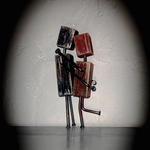 Rusztikus fa dekoráció - otthon & életmód - dekoráció - asztal és polc dekoráció - asztaldísz - Meska.hu