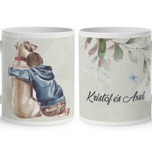 Kérd a neveddel - Ő a legjobb barátom - kutya mintás bögre, Otthon & Életmód, Konyhafelszerelés, tálalás, Tálalás, Bögre & Csésze, , MESKA