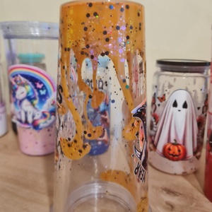 Snowglobe pohár 16 oz/ kulacs 10oz - otthon & életmód - konyhafelszerelés, tálalás - tálalás - pohár - Meska.hu