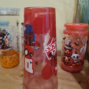 Snowglobe pohár 18 oz - diy (csináld magad) - szabásminta, útmutató - kötésminták - Meska.hu