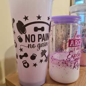 Snowglobe pohár 18 oz - diy (csináld magad) - szabásminta, útmutató - kötésminták - Meska.hu