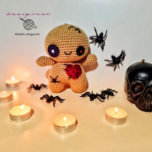 Horgolt voodoo baba, Otthon & Életmód, Dekoráció, Halloween, Halloweeni figurák, Horgolás, MESKA