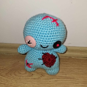 Horgolt voodoo baba - otthon & életmód - dekoráció - halloween - halloweeni figurák - Meska.hu