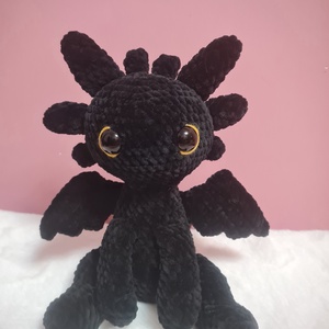 Horgolt Fogatlan/Toothless - Meska.hu
