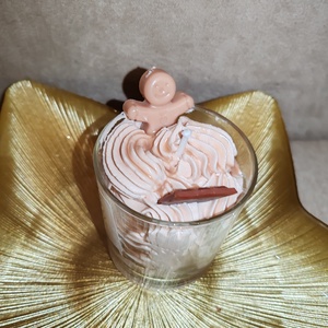 Habgyertya - karácsony - karácsonyi lakásdekoráció - karácsonyi illatgyertya, mécses - Meska.hu