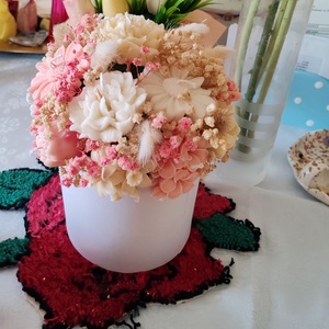 Gyertya virágbox - otthon & életmód - gyertya, illat, aroma - gyertya - Meska.hu