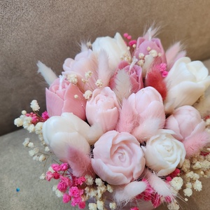 Viasz virág box  - otthon & életmód - dekoráció - virágdekoráció - virágok - virágbox - Meska.hu