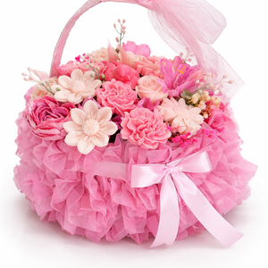 Viasz tulipános kosár - Meska.hu