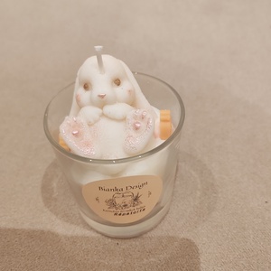 Poharas illatgyertya  - otthon & életmód - gyertya, illat, aroma - gyertya - Meska.hu