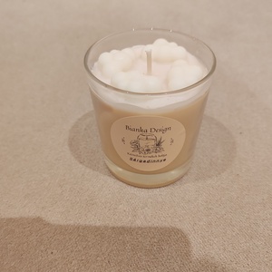 Poharas illatgyertya  - otthon & életmód - gyertya, illat, aroma - gyertya - Meska.hu