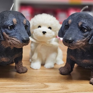 Tacskó gyertya - kellékek & szerszámok - dekorációs kellékek - dekorációs gyertya - Meska.hu