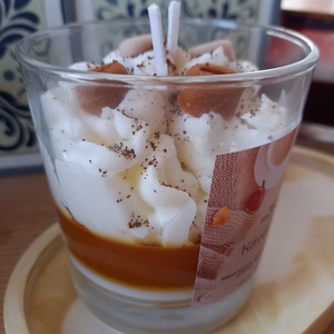 Kávés csoda szójaviaszgyertya, Otthon & Életmód, Gyertya, illat, aroma, Gyertya, Gyertya-, mécseskészítés, MESKA