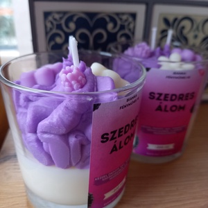 Szedres álom szójaviaszgyertya, Otthon & Életmód, Gyertya, illat, aroma, Gyertya, Gyertya-, mécseskészítés, MESKA