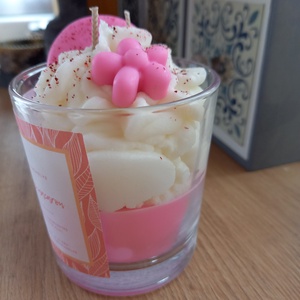 Mandulás macaron szójaviaszgyertya - otthon & életmód - gyertya, illat, aroma - gyertya - Meska.hu