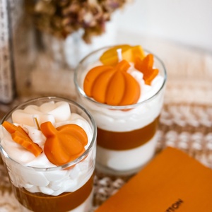 Pumpkin spice latte illatú szójaviaszgyertya - otthon & életmód - gyertya, illat, aroma - gyertya - Meska.hu