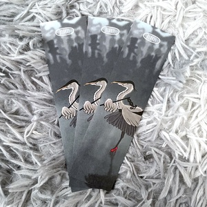 Szoknyásgém kicsi könyvjelző, Könyv & Zene, Könyvjelző, Fotó, grafika, rajz, illusztráció, MESKA