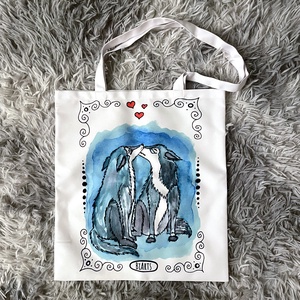 Farkasos textilszatyor, Táska & Tok, Bevásárlás & Shopper táska, Shopper, textiltáska, szatyor, Fotó, grafika, rajz, illusztráció, BIARTS grafikával egy oldalon nyomtatott textilszatyor.
Anyaga 100% poliészter, 30 fokon mosható.
A..., MESKA