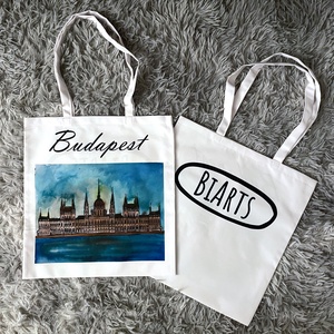 Budapest Parlament textilszatyor - Meska.hu