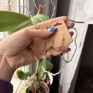 Drót fülbevaló - ékszer - fülbevaló - fülékszer - Meska.hu