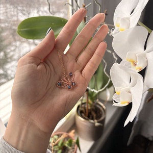 Pillangós medál - Meska.hu