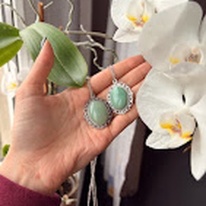 Aventurin nyaklánc - Meska.hu