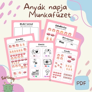 Anyák Napi Munkafüzet - játék & sport - készségfejlesztő és logikai játék - oktató játékok - Meska.hu